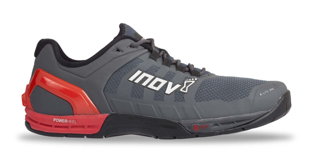 Inov-8 F-lite 290 Mens Trainers Grey/Red Philippines 86205VRMP